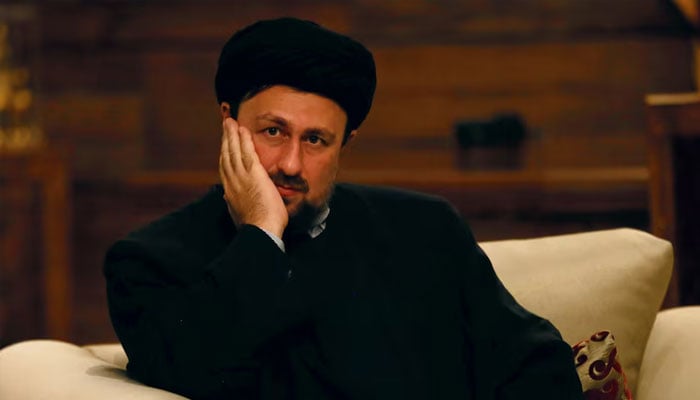 Khamenei's martyrdom brings Khomeini's grandson into focus 8 Hassan Khomeini, a grandson of Irans Ayatollah Ruhollah Khomeini, looks on as he waits to meet Sri Lankan Prime Minister Ranil Wickremesinghe during his visit in Colombo, Sri Lanka July 12, 2016. — Reuters