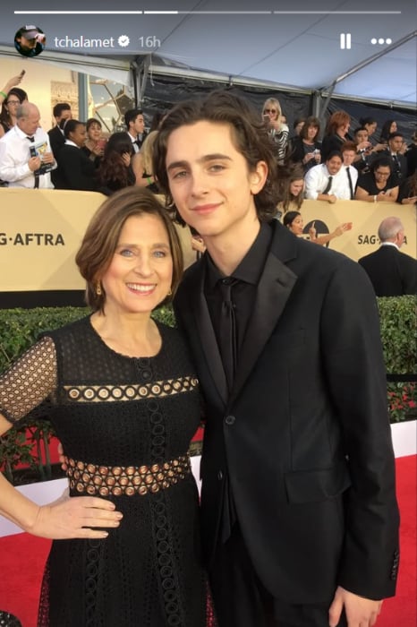 Timothee Chalamet celebrates yearly SAG ritual with mom Nicole Flender