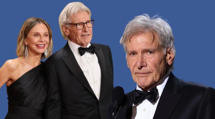Harrison Ford gets emotional in SAG Awards tribute to Calista Flockhart