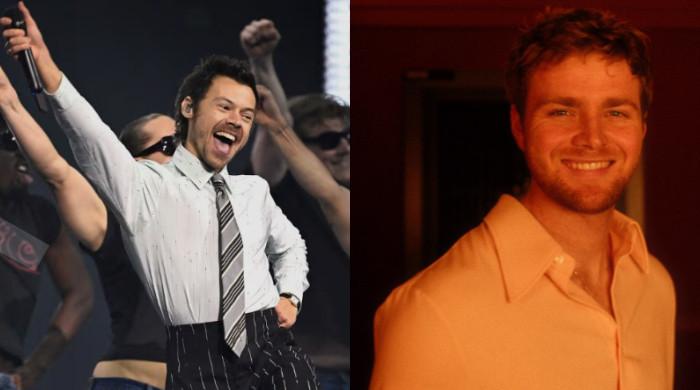 Alex Warren has 'priceless' reaction to Harry Styles BRITs performance