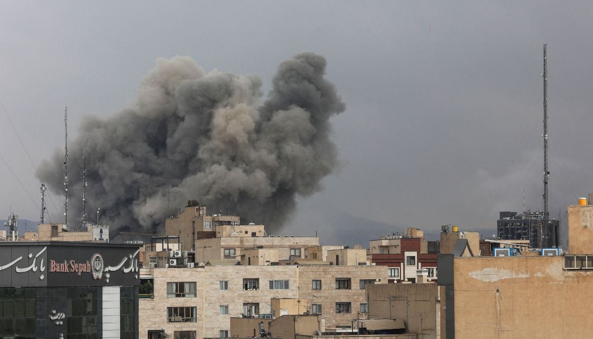 Smoke rises following an explosion, after Israel and the US launched strikes on Iran, amid the US-Israel conflict with Iran, in Tehran, Iran, March 2, 2026. — Reuters