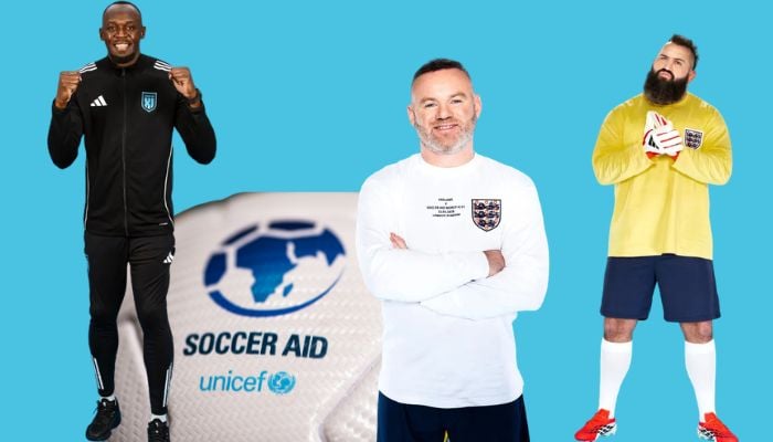 Soccer Aid 2026 squads announced—with Rooney, Bolt & Celebrity Traitors star onboard