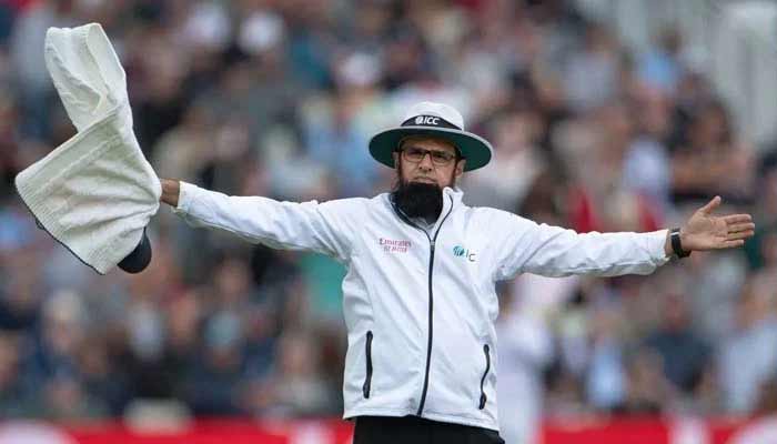 Aleem Dar during a match. — ICC