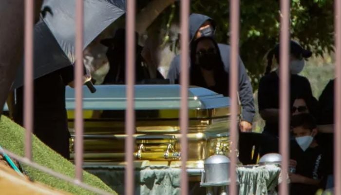 Mexican drug lord ‘El Mencho’ buried in golden coffin with 5 trucks of secret floral tributes