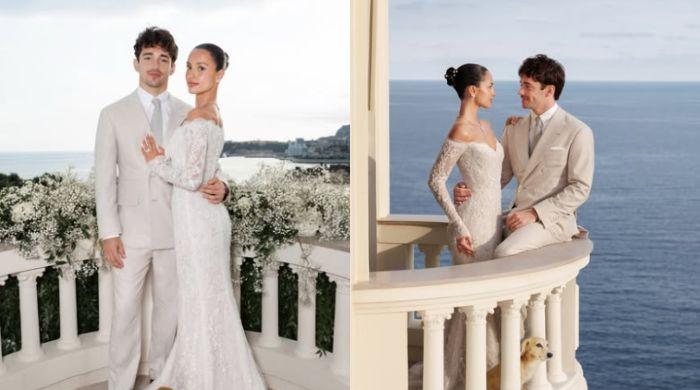 Charles Leclerc marries Alexandra Mleux in Monaco: Fans celebrate F1 star's big day