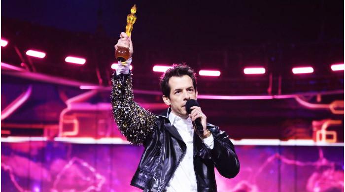 Mark Ronson flaunts new trophy after 'dream come true' night: 'Brits baby!'