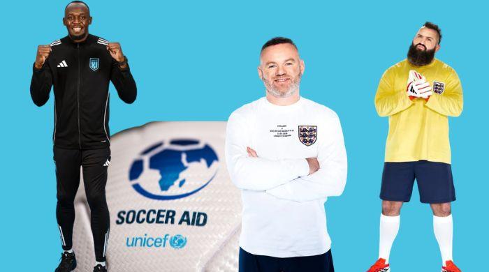 Soccer Aid 2026 squads announced—with Rooney, Bolt & 'Celebrity Traitors' star onboard