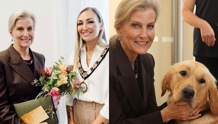 Palace shares Sophie's smiles honouring Queen's legacy in Randalstown