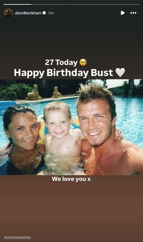 David Beckham sends emotional birthday message to his eldest son Brooklyn