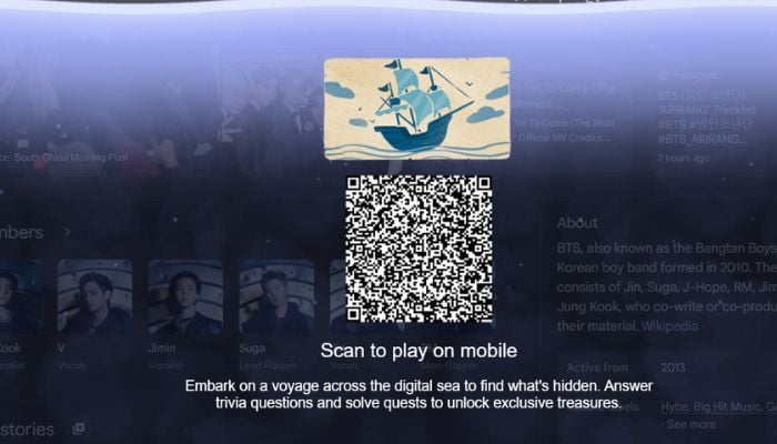 BTS ‘Arirang’ scavenger hunt is live on Google: Here’s how to answer every trivia question