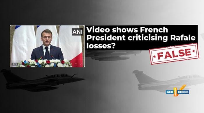 Fact-check: Viral French president video on Rafale market loss is fabricated