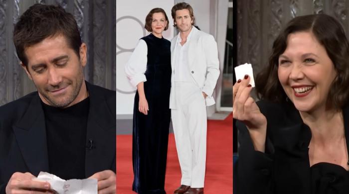 Jake Gyllenhaal finds meaningful note tucked in 'The Late Show' couch by sister