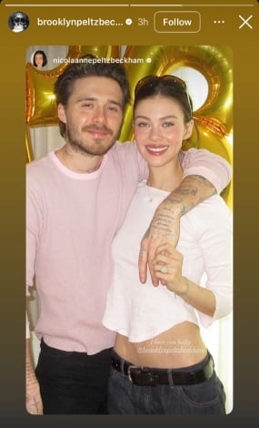 Brooklyn Beckham finally reacts to special birthday wish