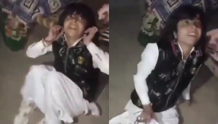 A collage of screengrabs taken from the viral video. — X@ShamaJunejo