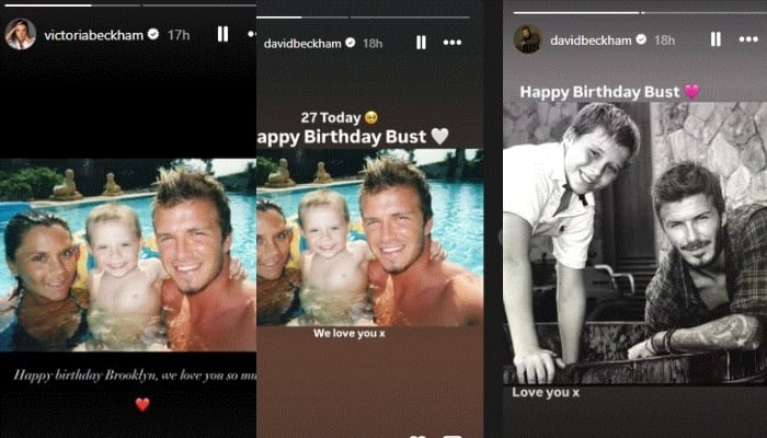 David and Victorias official Instagram account