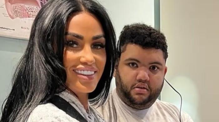 Katie Price enjoys solo outing with son Harvey amid Lee Andrews' Dubai stay