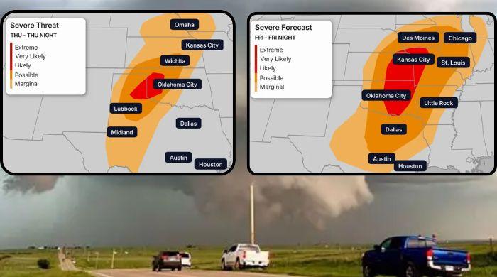 Tornado threat looms over Texas, Oklahoma, Kansas, Missouri Thursday & Friday: Here's what you should know