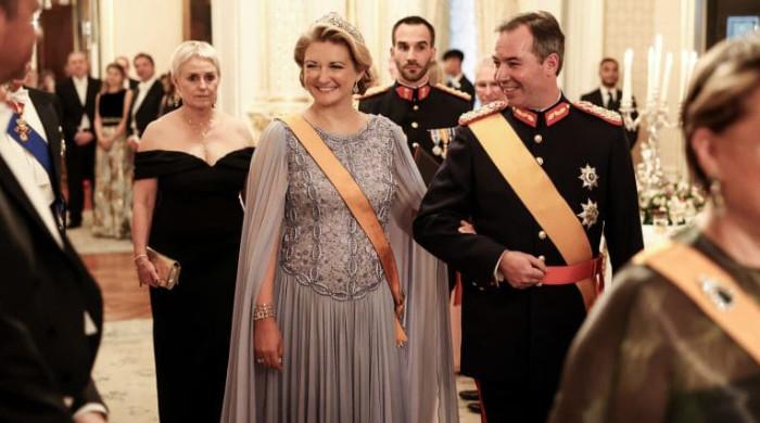 Luxembourg royals make notable arrival in Madrid: watch