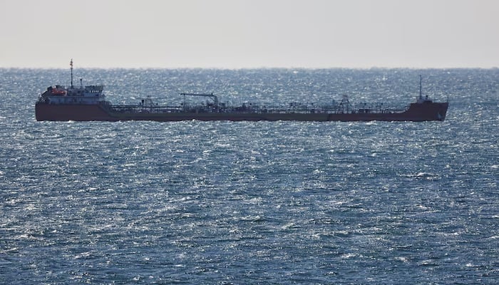 A crude oil tanker sails in Nakhodka Bay near the port city of Nakhodka, Russia, December 4, 2022. — Reuters
