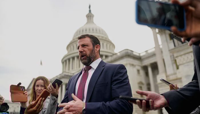 US Senator Markwayne Mullin (R-OK), tapped by US President Donald Trump to replace US Homeland Security Secretary Kristi Noem, speaks to members of the media as he departs the US Capitol after a vote in the US Senate on funding for DHS, in Washington, DC on March 5, 2026. — Reuters