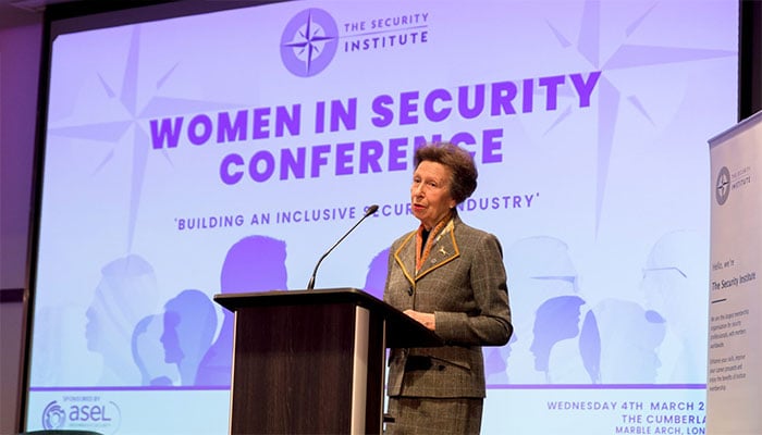 Princess Anne caught stepping out of Cumberland Hotel in London