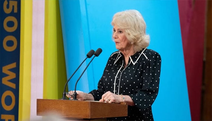 Queen Camilla jokes about Poohs struggle to understand English