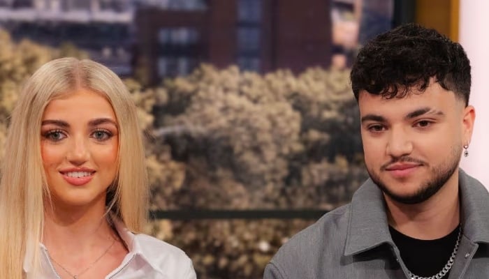 Katies children have revealed they discovered the engagement news in their family WhatsApp group chat