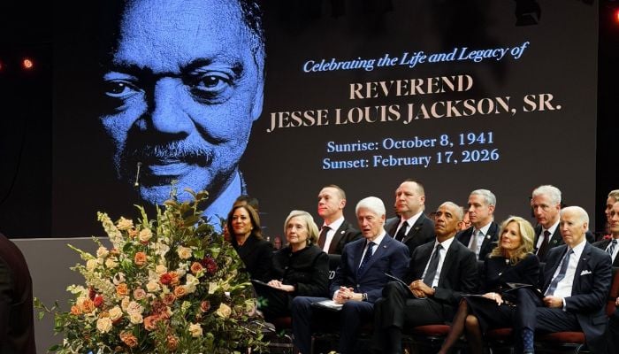 Chicago funeral celebrates Rev. Jesse Jackson as three former presidents deliver rousing tributes