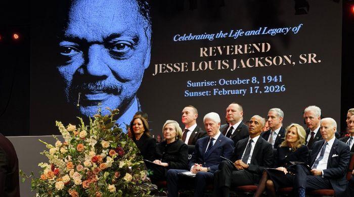 Chicago funeral celebrates Rev. Jesse Jackson as three former presidents deliver rousing tributes