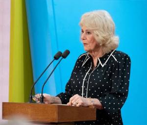 Queen Camilla jokes about Pooh's struggle to understand English