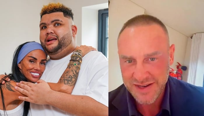 Lee also has another inking of his wifes name on his ring finger,