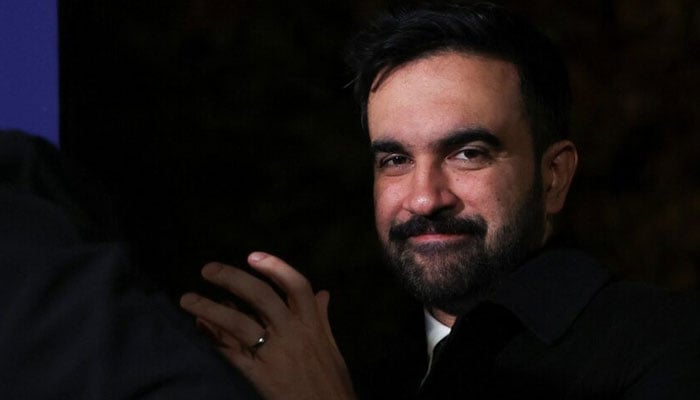 Democratic candidate for New York City mayor, Zohran Mamdani, looks on as he holds a campaign rally on the eve of election day, in the Queens borough of New York City, U.S., November 3, 2025. — Reuters