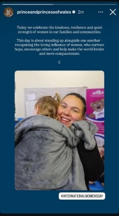 Princess Kate joins Queen Camilla to celebrate women in personal message