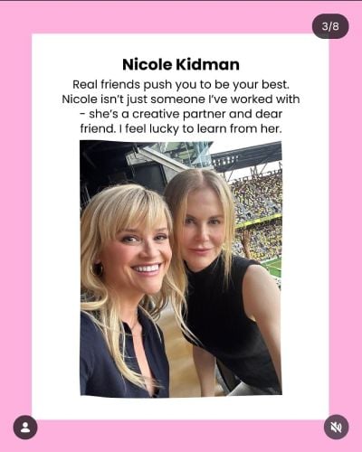 Reese Witherspoon honours Jennifer Aniston and more on Womens Day