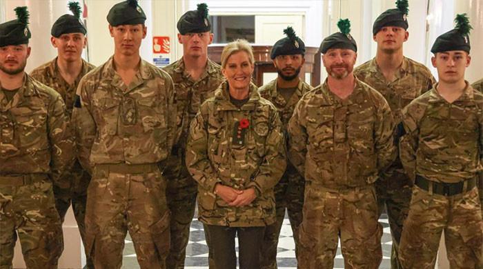 Duchess Sophie stands proud with Royal Irish Regiment for Women's Day