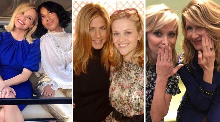 Reese Witherspoon honours Jennifer Aniston and more on Women's Day