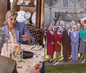 Duchess Sophie impresses in lilac while tackling rare skin disorder