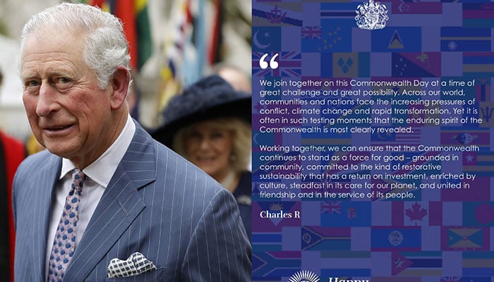 King Charles urges unity, brighter future, wishing Happy Commonwealth Day