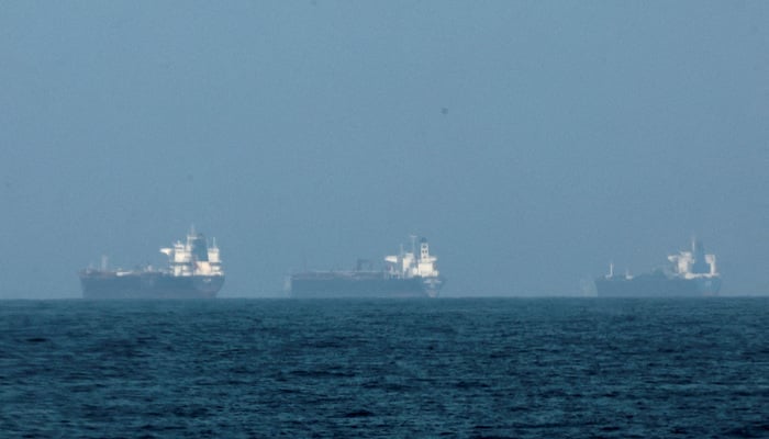 Tankers are seen off the coast of Fujairah, as Iran vows to fire on ships transiting the Strait of Hormuz, amid the U.S.-Israel conflict with Iran, in Fujairah, United Arab Emirates, March 3, 2026. —Reuters