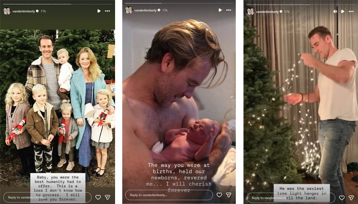 James Van Der Beek wife honours late actor on his first birthday since death