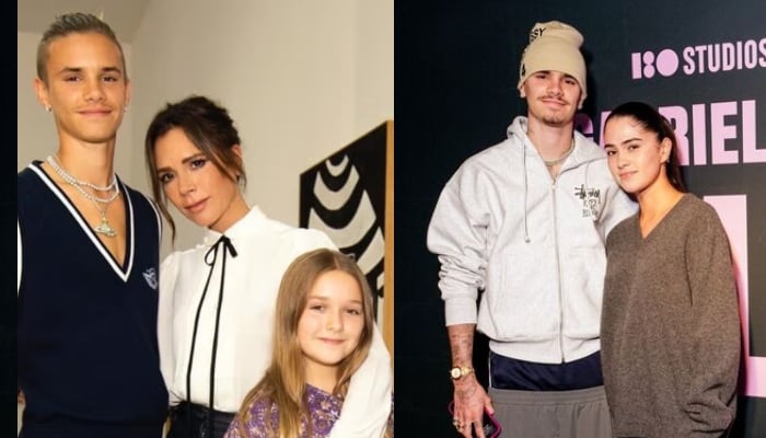 Along with Kim, the model also shared photos with his mum Victoria and younger sister Harper