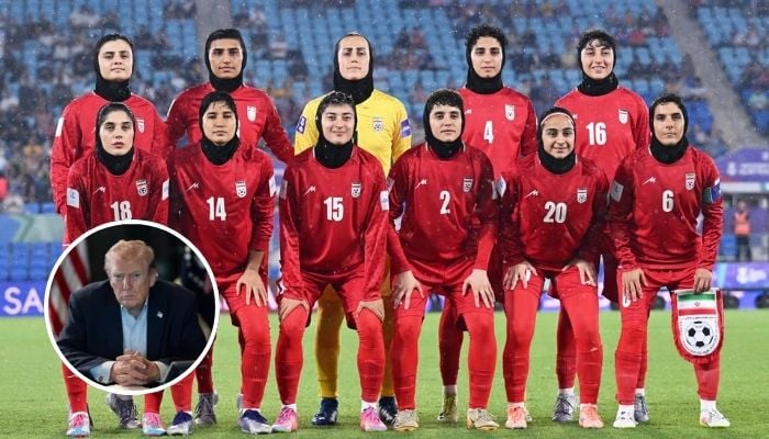 Trump offers asylum to Iran women’s football team after anthem protest