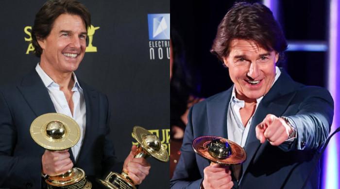 Tom Cruise gets standing ovation as he wins Saturn Award for Best Actor