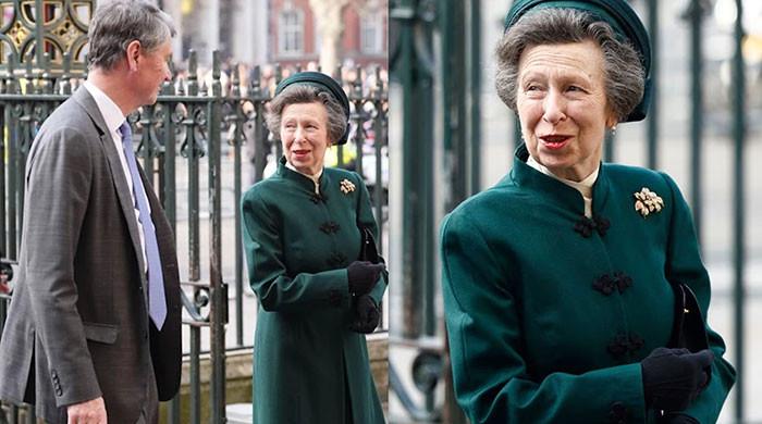 Princess Anne refuses giant hat kiss dilemma: 'Not even going to try!'