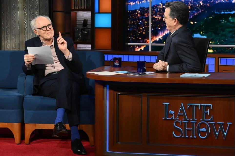 John Lithgow hails Stephen Colbert as ‘beloved national treasure