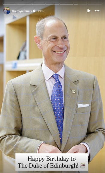 Palace cuts out Andrew in family photo for Prince Edward 62nd birthday tribute