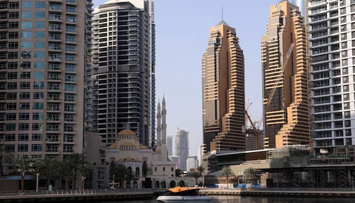 A general view of the Dubai Marina in Dubai, United Arab Emirates, March 3, 2026. — Reuters