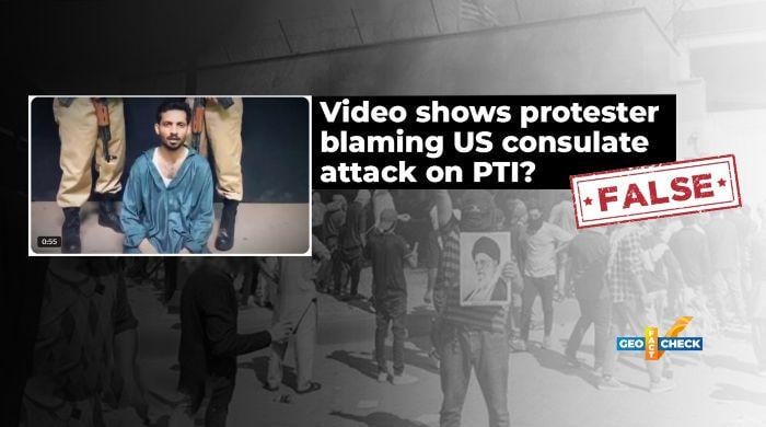 Fact-check: AI-generated video falsely shows Karachi protester linking PTI to US Consulate attack plan