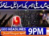 Geo Headlines 9 PM | 10th March 2026