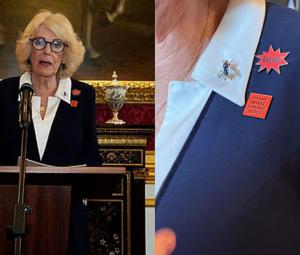 Queen Camilla delivers striking call to action with 'shame must change sides'